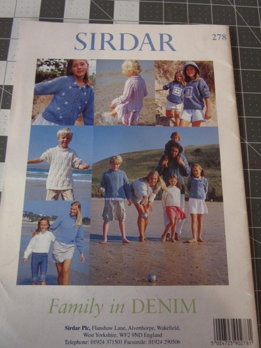 Sirdar 278 family denim - sirdar,