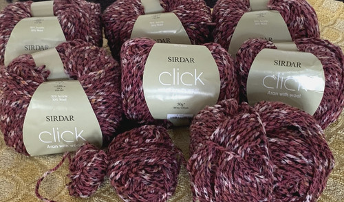 350gms sirdar click aran with - ,