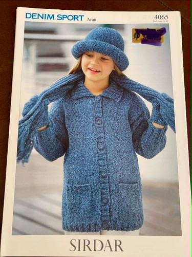 Sirdar 4065 denim sport aran - 4065, -denim